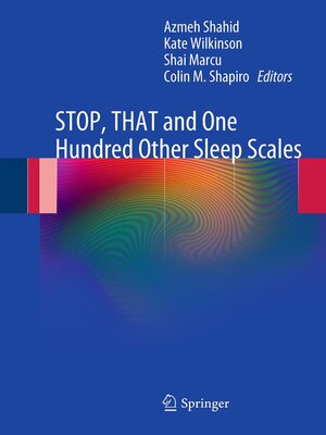cover image of STOP, THAT and One Hundred Other Sleep Scales